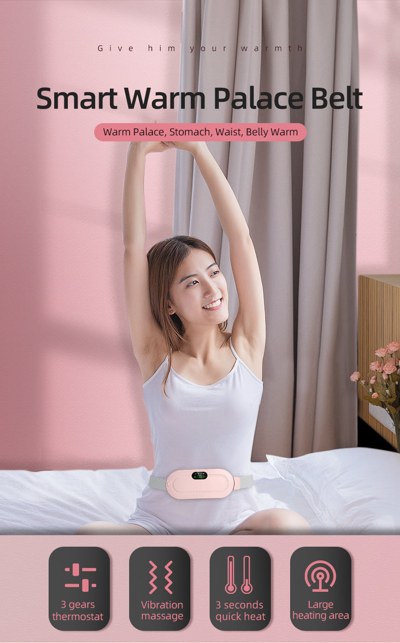 Heating And Vibrating Digital Period Pad For Healing Period Cramps – Women’s Care Pin Relief